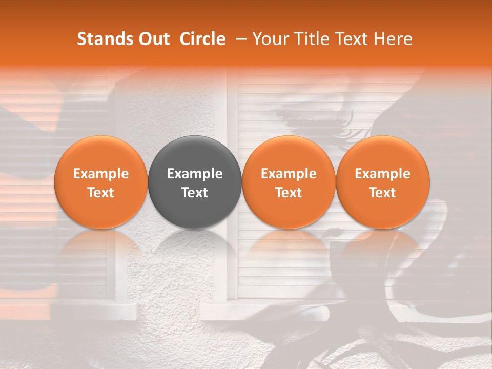 Facade Window Face PowerPoint Template