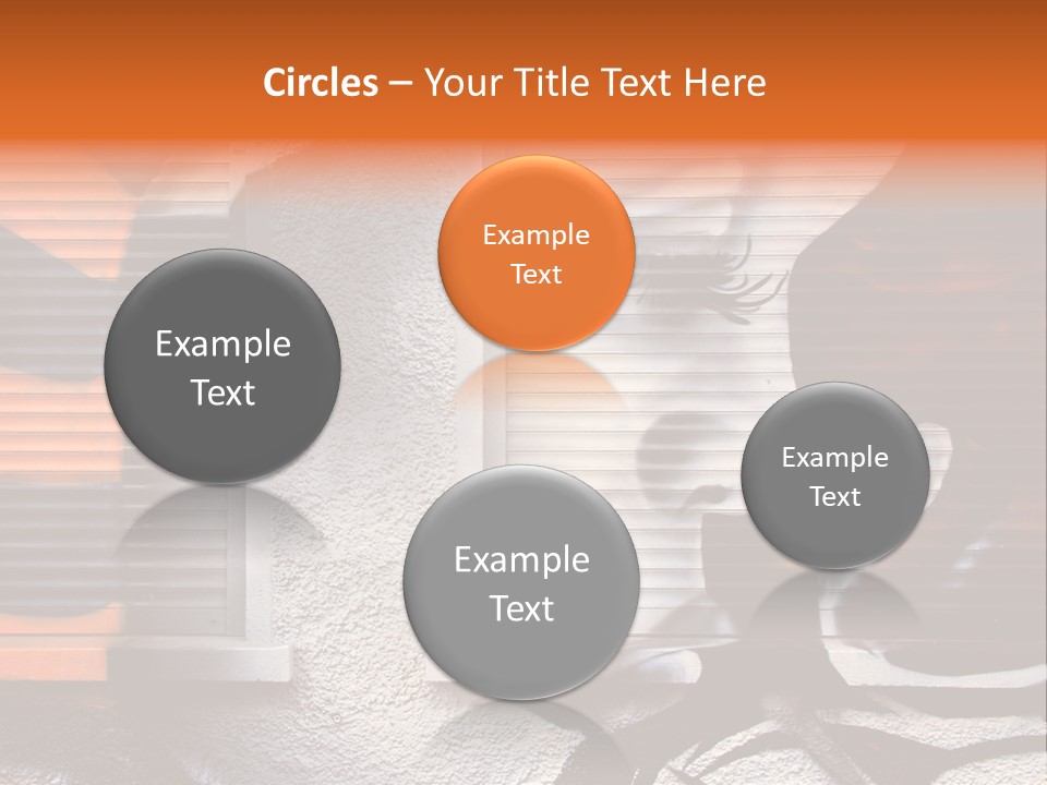 Facade Window Face PowerPoint Template