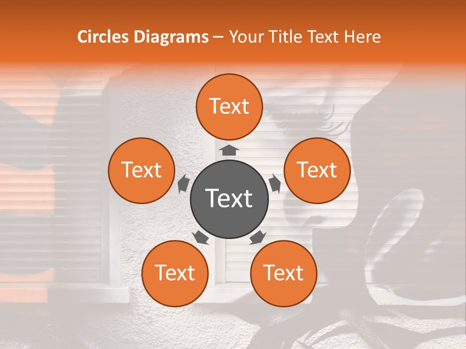 Facade Window Face PowerPoint Template