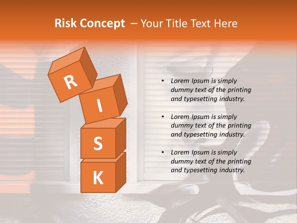 Facade Window Face PowerPoint Template