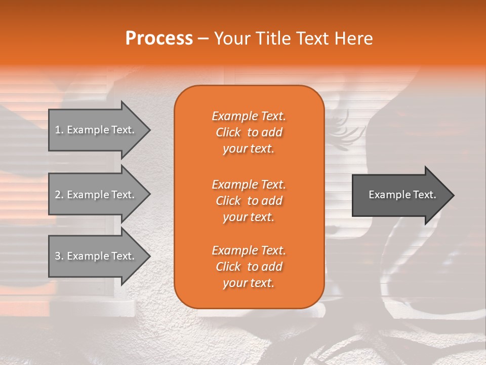 Facade Window Face PowerPoint Template