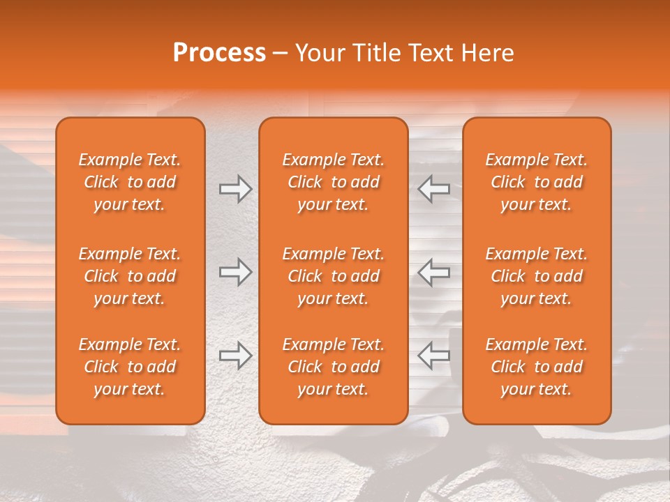 Facade Window Face PowerPoint Template
