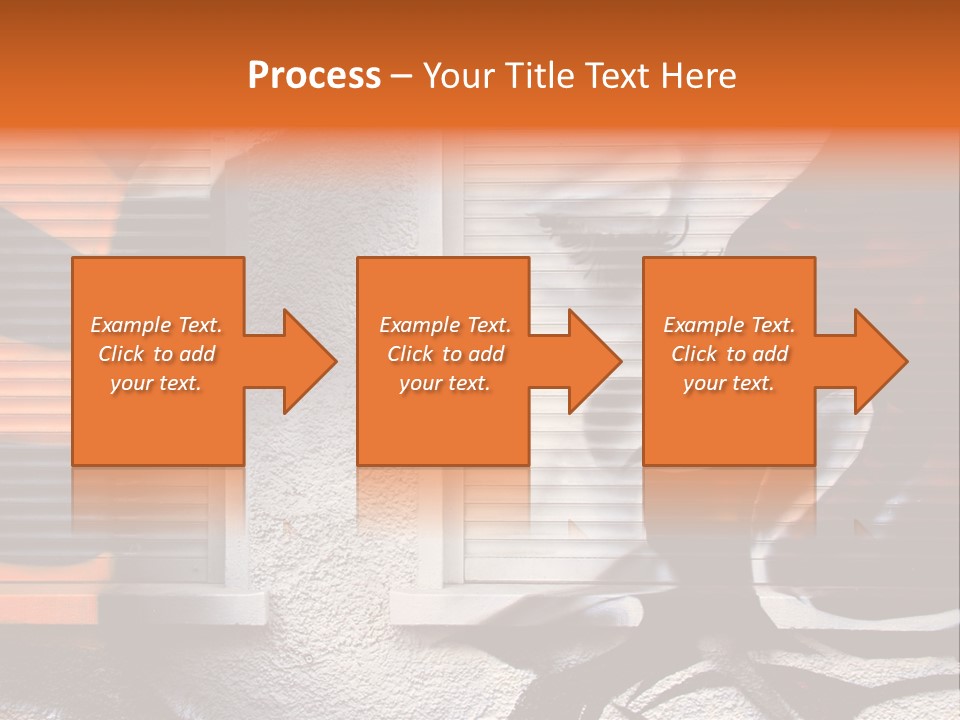 Facade Window Face PowerPoint Template