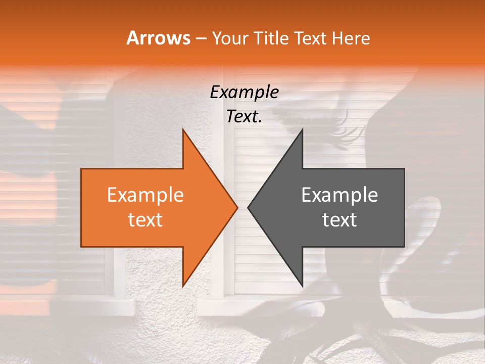 Facade Window Face PowerPoint Template