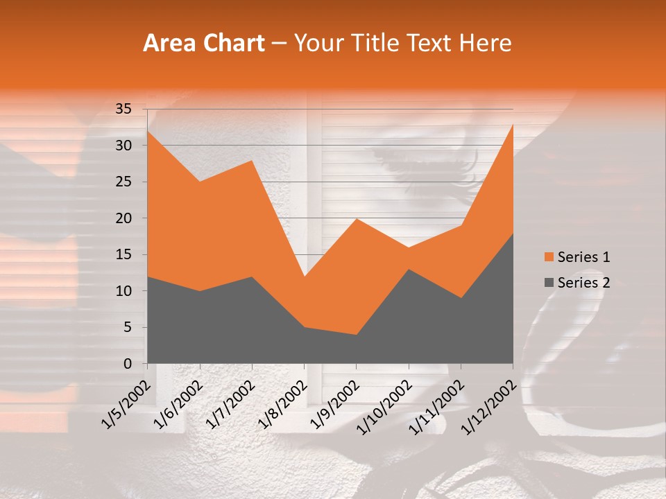 Facade Window Face PowerPoint Template