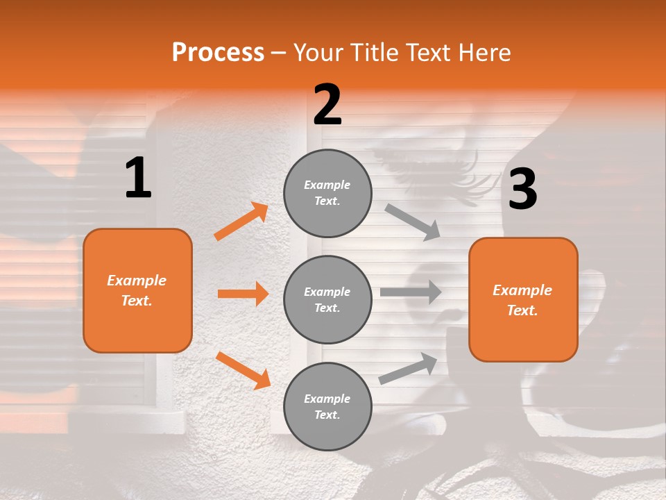 Facade Window Face PowerPoint Template