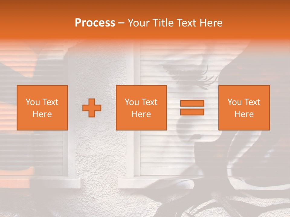 Facade Window Face PowerPoint Template