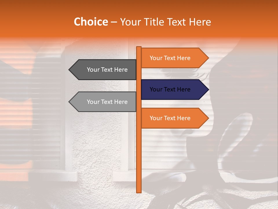 Facade Window Face PowerPoint Template