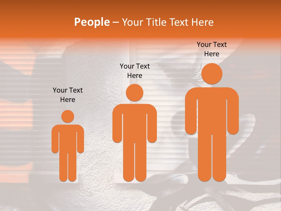 Facade Window Face PowerPoint Template