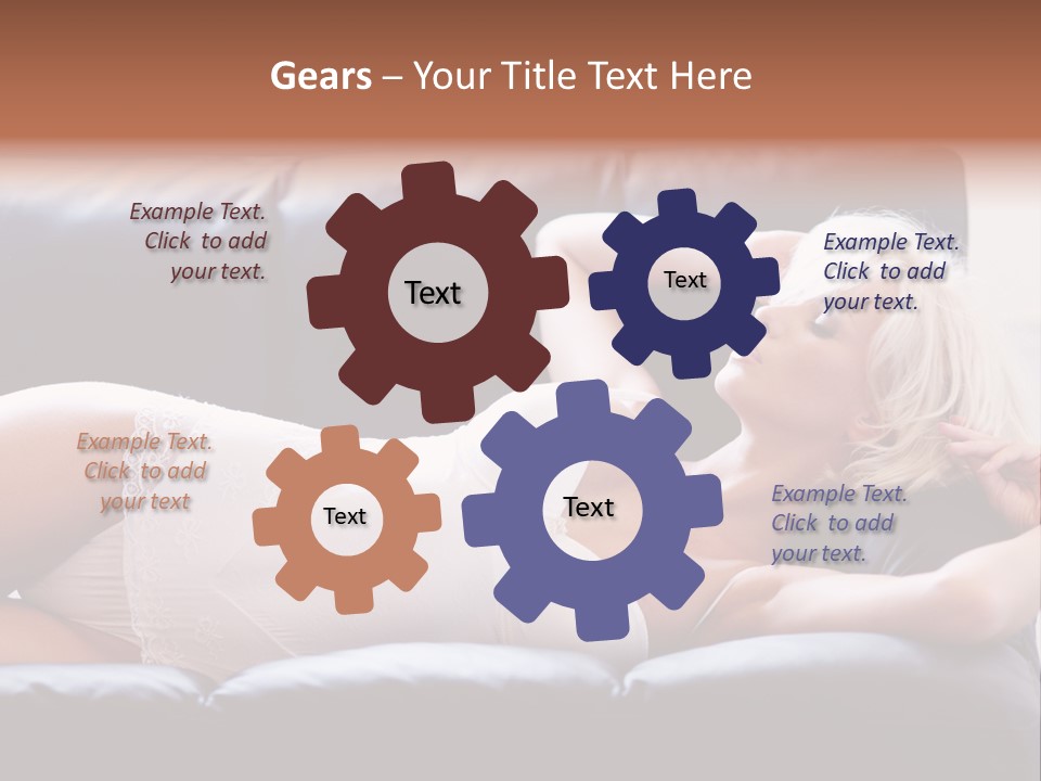 Background Belly Leg PowerPoint Template