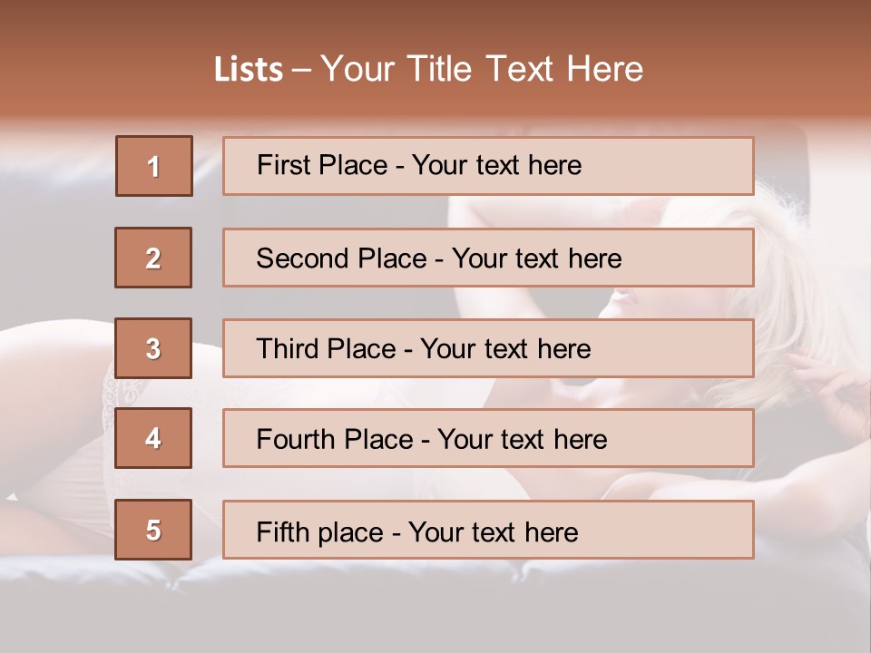 Background Belly Leg PowerPoint Template