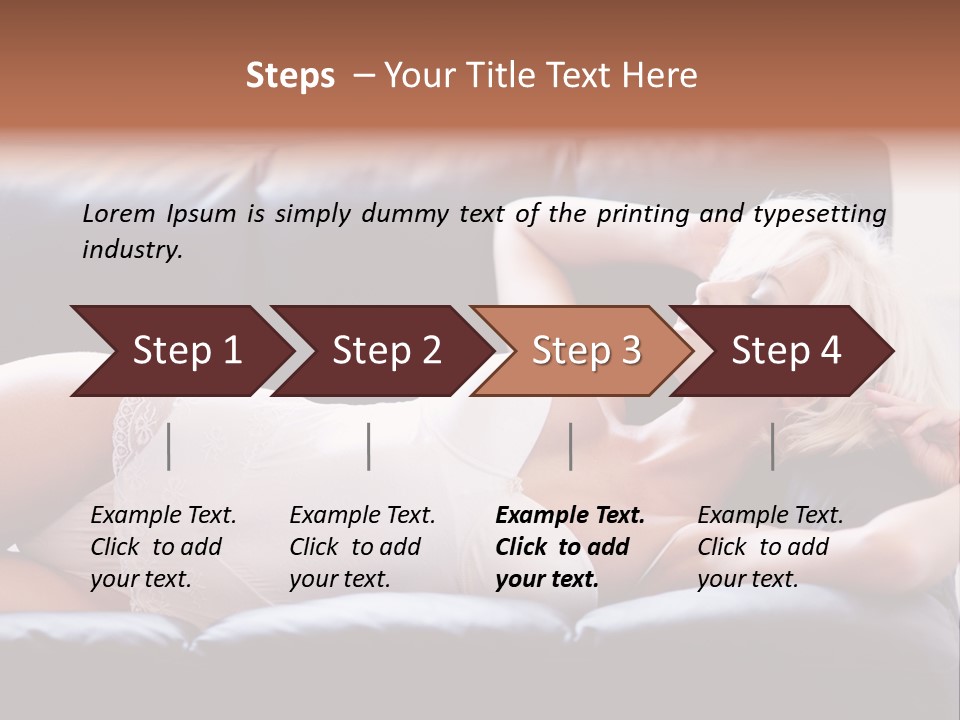Background Belly Leg PowerPoint Template