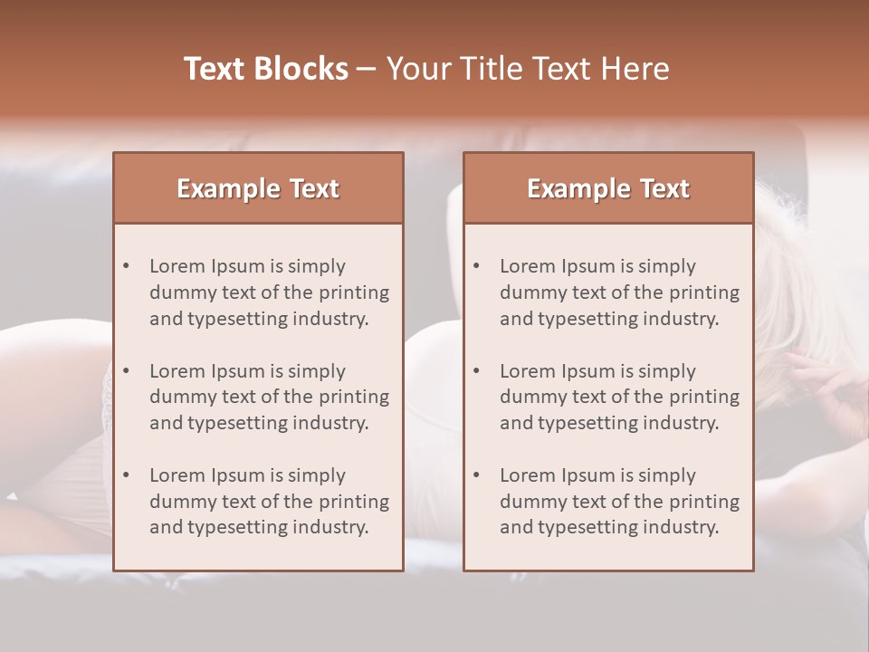 Background Belly Leg PowerPoint Template