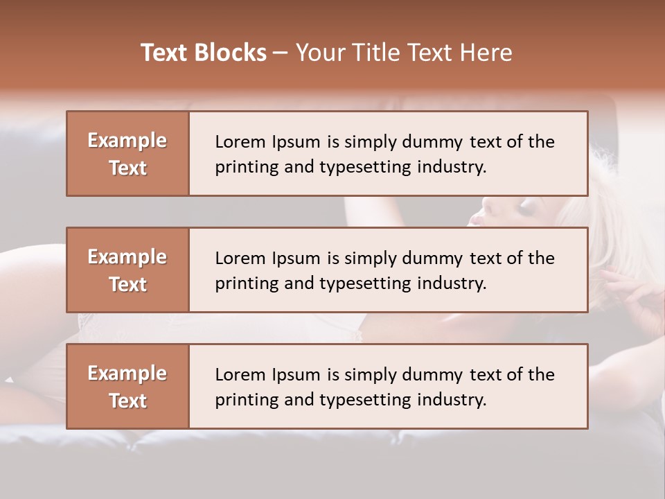 Background Belly Leg PowerPoint Template