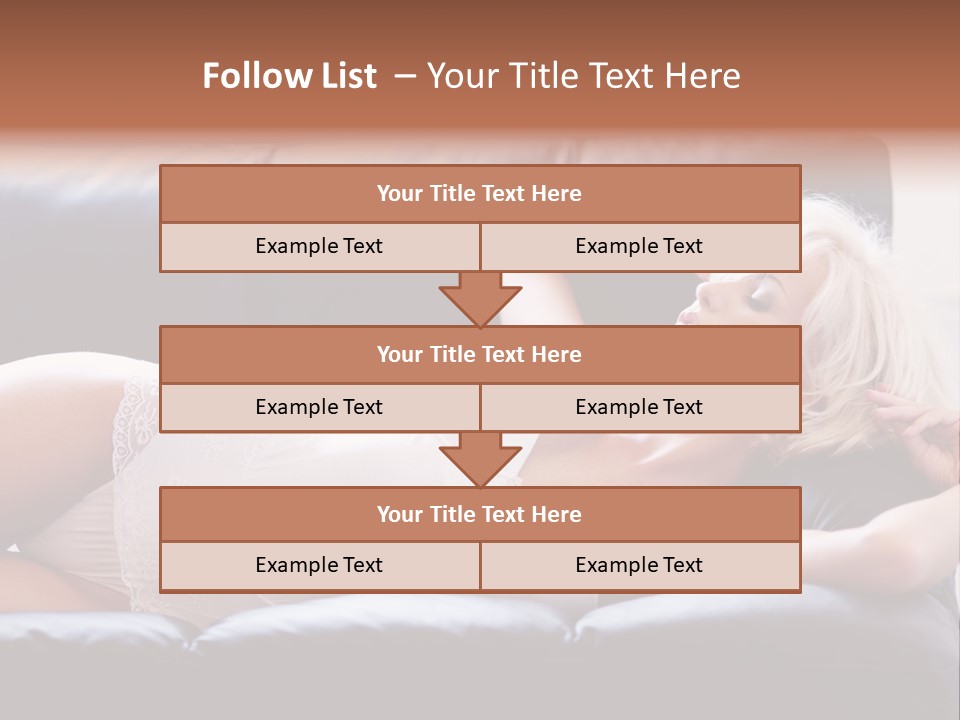 Background Belly Leg PowerPoint Template