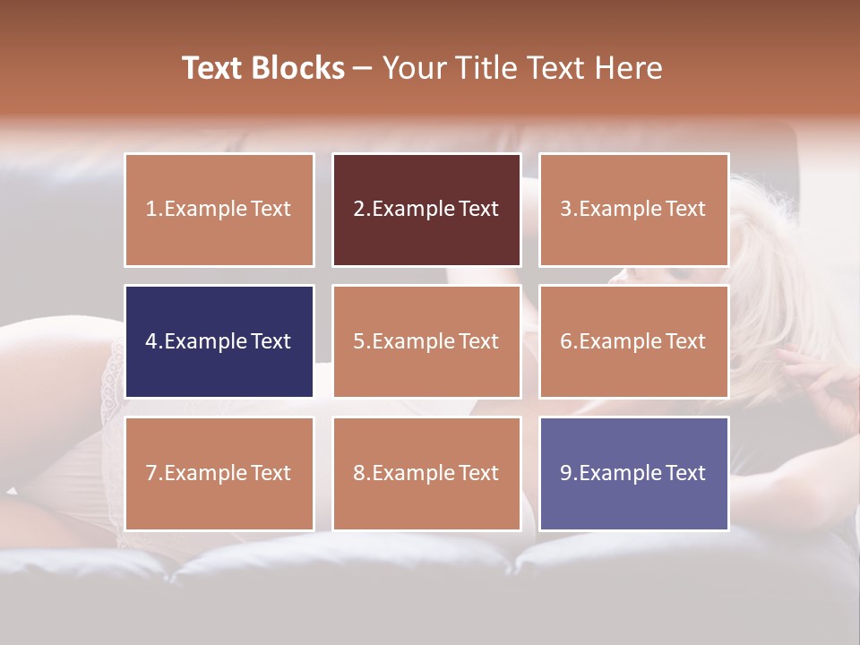 Background Belly Leg PowerPoint Template