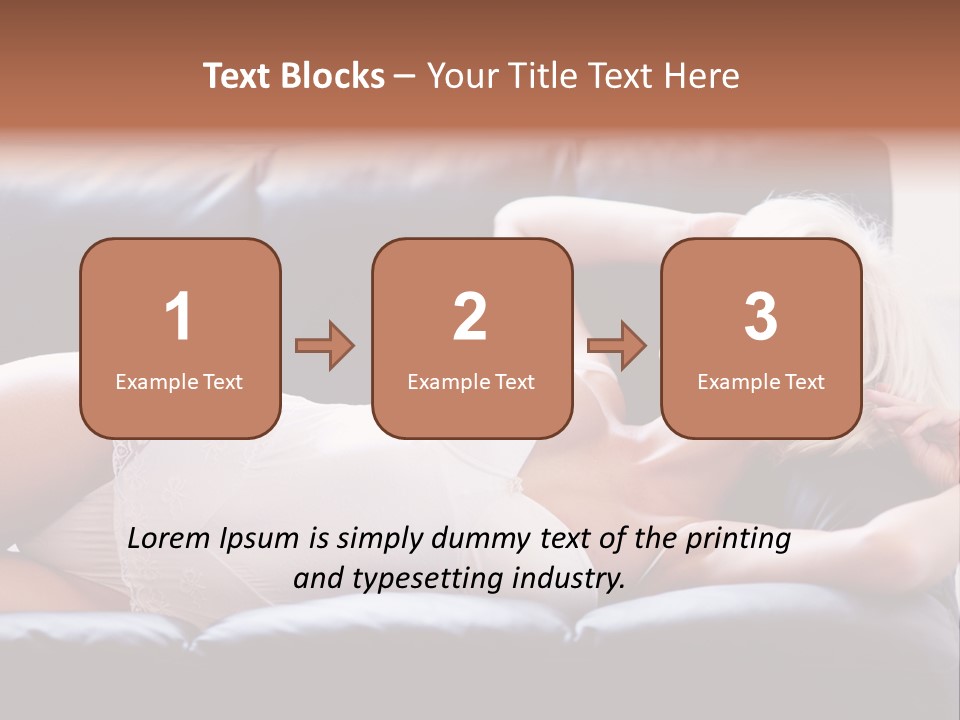 Background Belly Leg PowerPoint Template