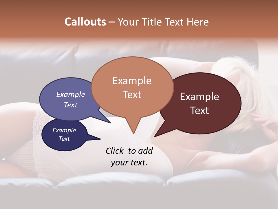 Background Belly Leg PowerPoint Template