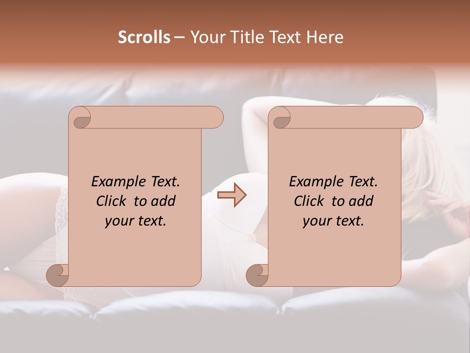 Background Belly Leg PowerPoint Template