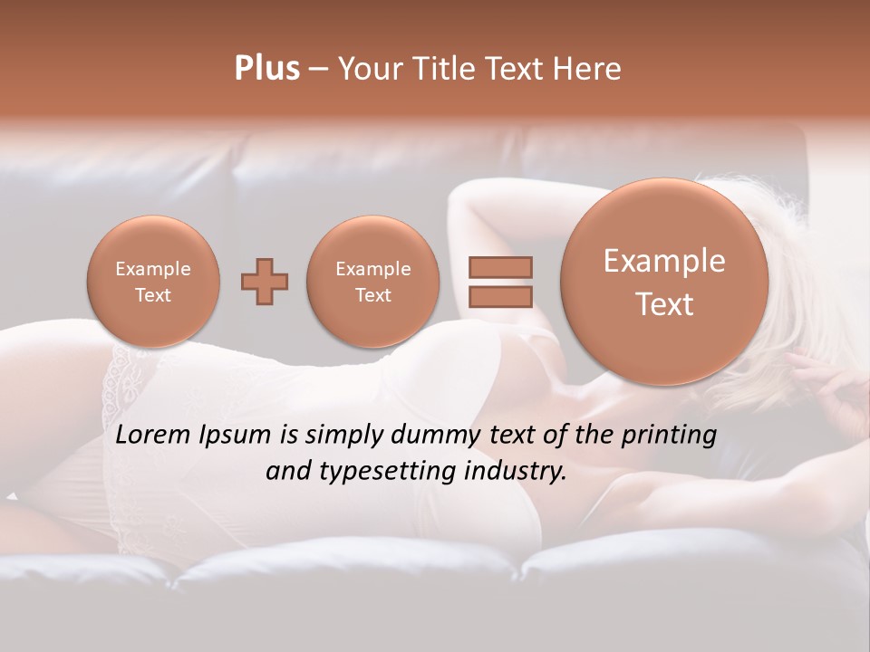 Background Belly Leg PowerPoint Template