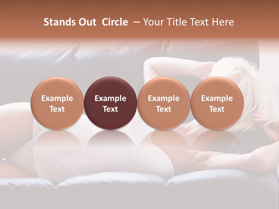 Background Belly Leg PowerPoint Template