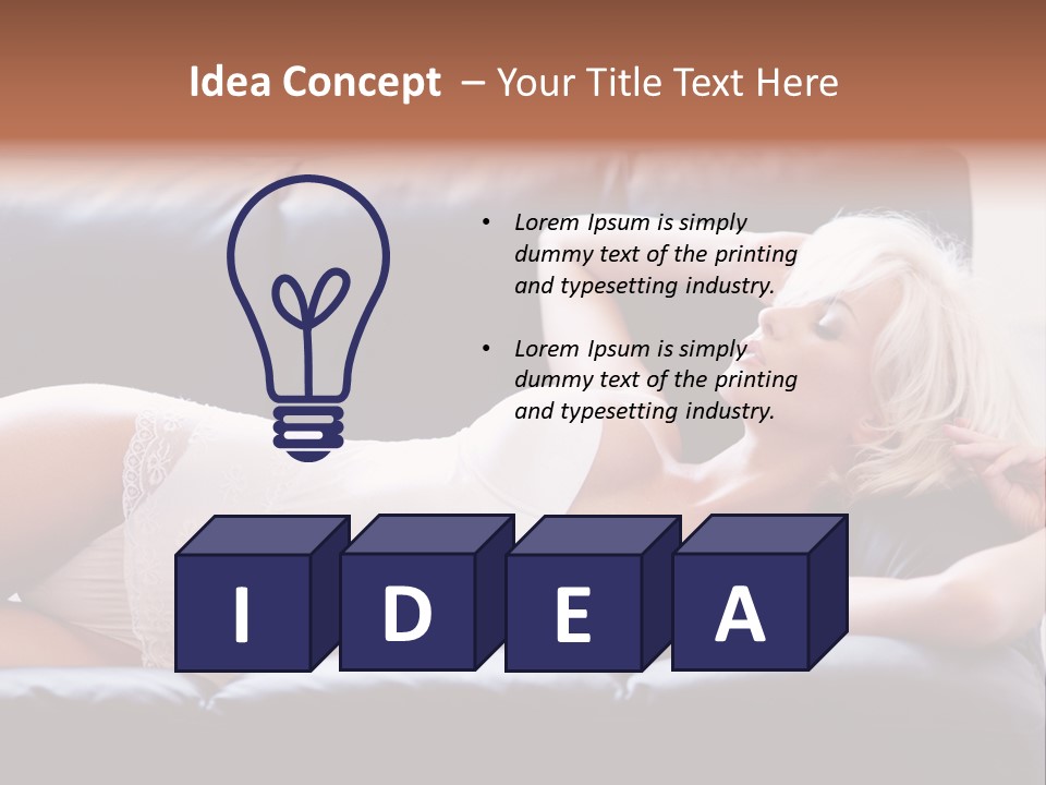 Background Belly Leg PowerPoint Template