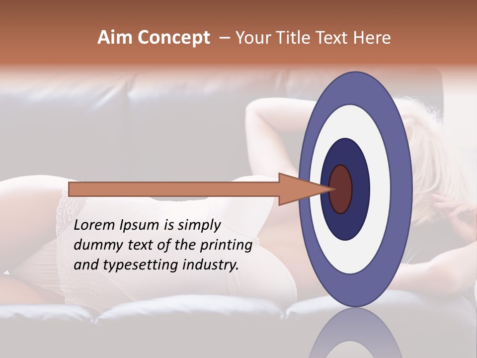 Background Belly Leg PowerPoint Template