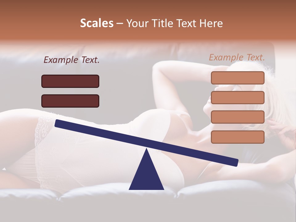 Background Belly Leg PowerPoint Template