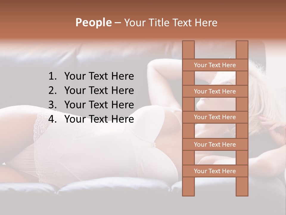 Background Belly Leg PowerPoint Template