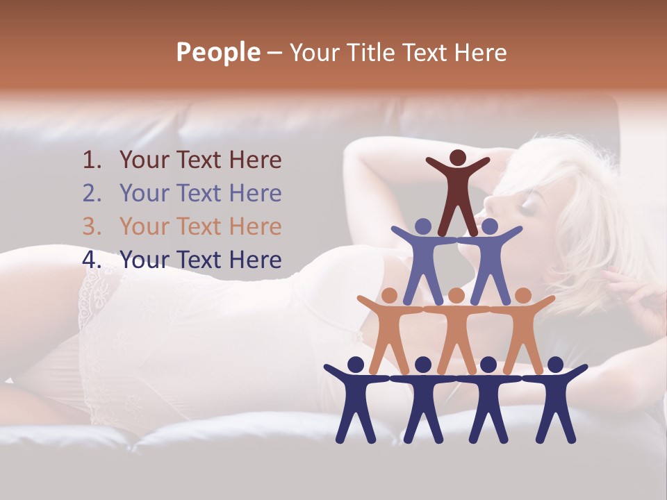 Background Belly Leg PowerPoint Template