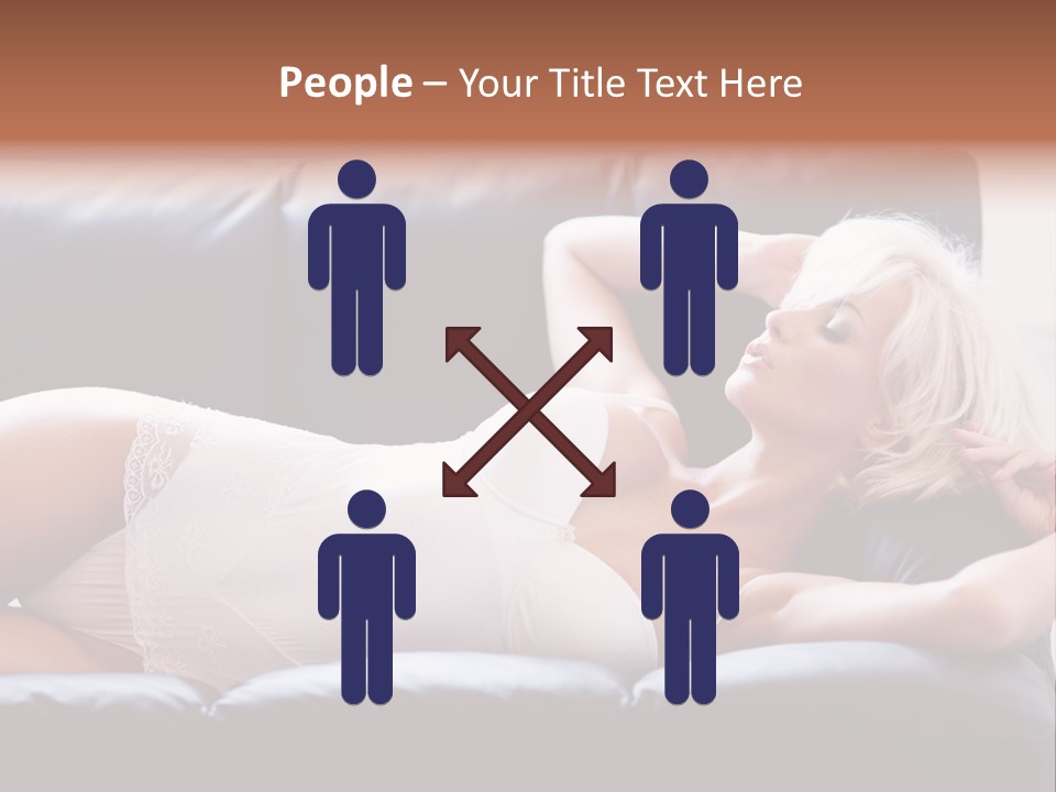Background Belly Leg PowerPoint Template