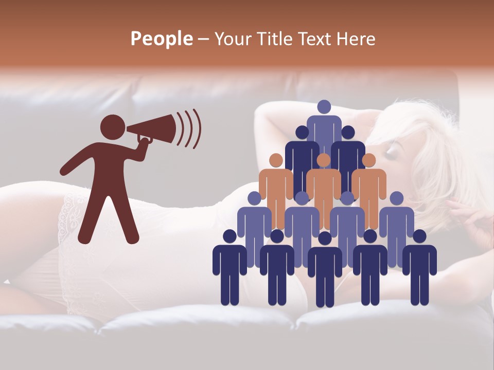 Background Belly Leg PowerPoint Template