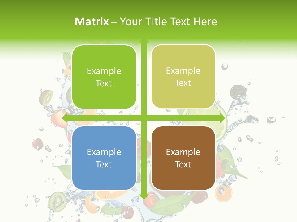 Blackberry Abstract Segment PowerPoint Template