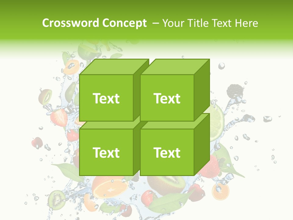 Blackberry Abstract Segment PowerPoint Template