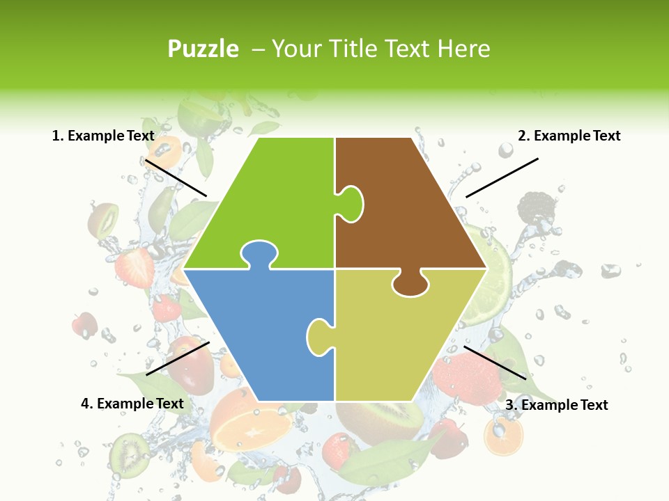 Blackberry Abstract Segment PowerPoint Template