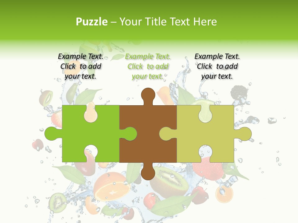 Blackberry Abstract Segment PowerPoint Template