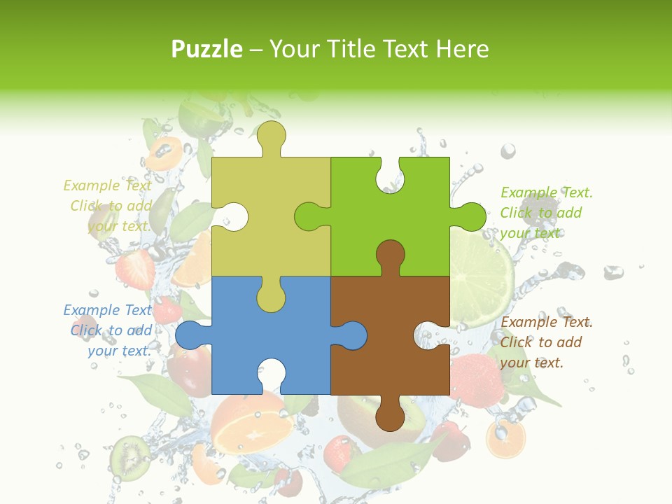 Blackberry Abstract Segment PowerPoint Template