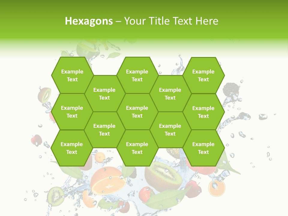 Blackberry Abstract Segment PowerPoint Template