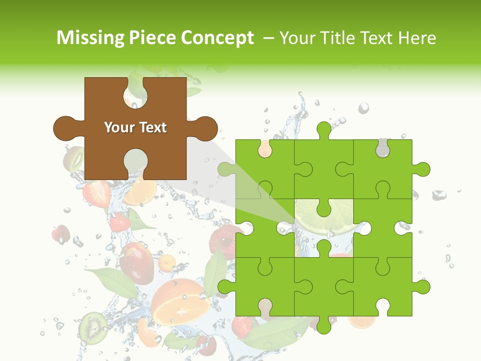 Blackberry Abstract Segment PowerPoint Template