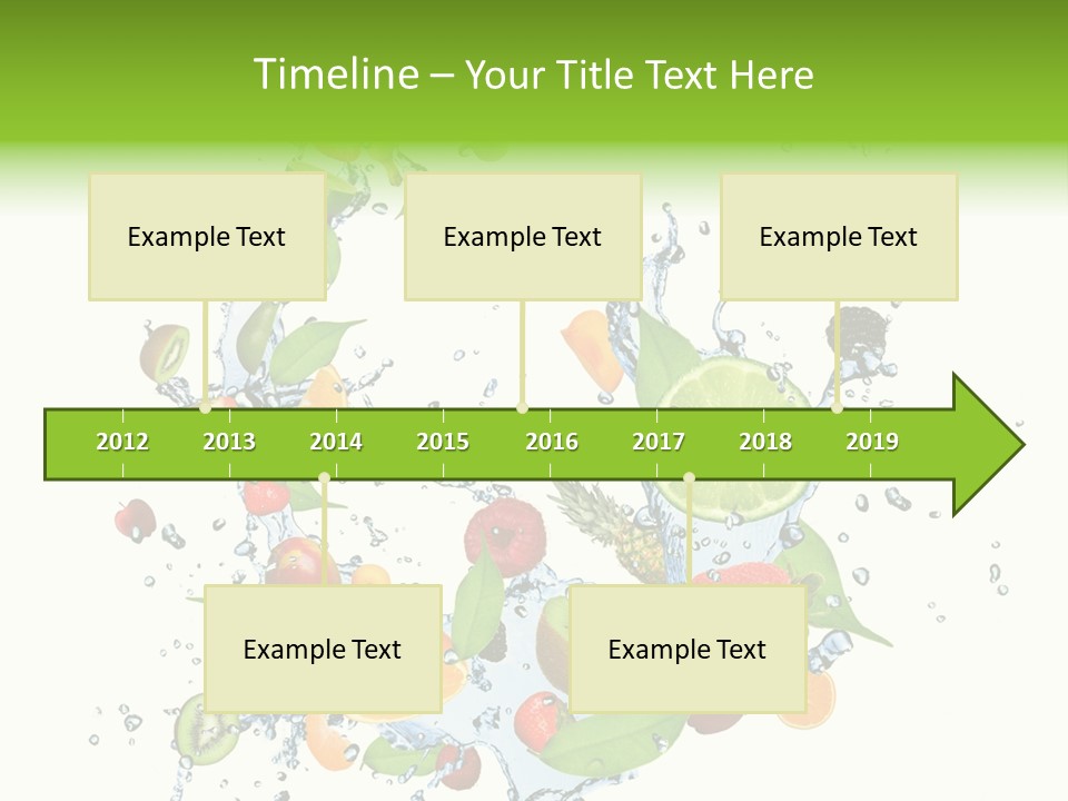 Blackberry Abstract Segment PowerPoint Template