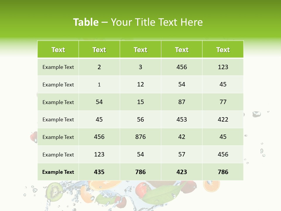 Blackberry Abstract Segment PowerPoint Template