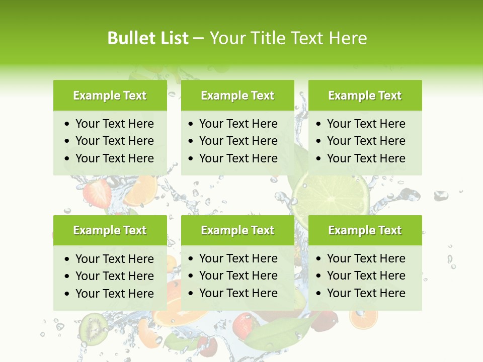 Blackberry Abstract Segment PowerPoint Template
