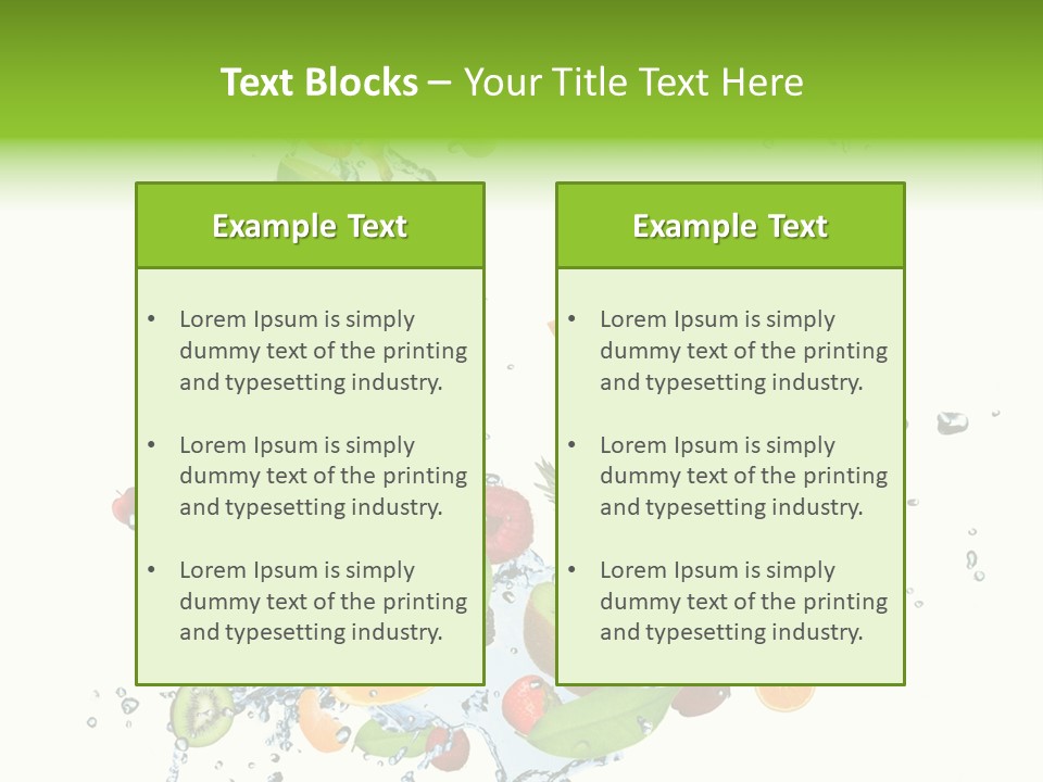 Blackberry Abstract Segment PowerPoint Template