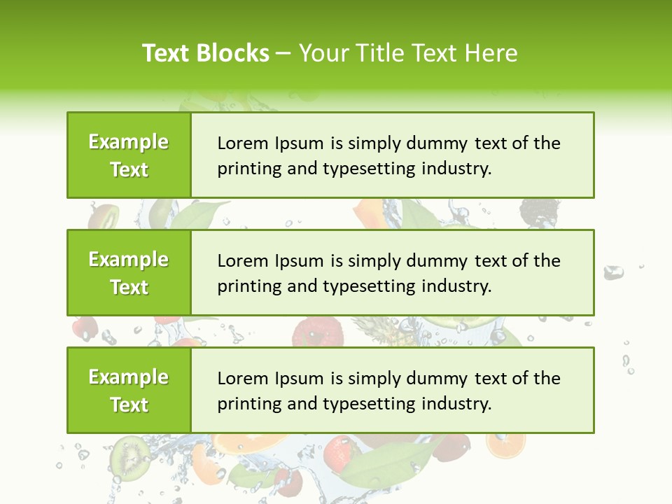 Blackberry Abstract Segment PowerPoint Template