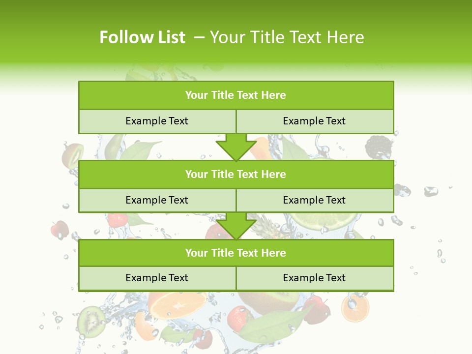 Blackberry Abstract Segment PowerPoint Template