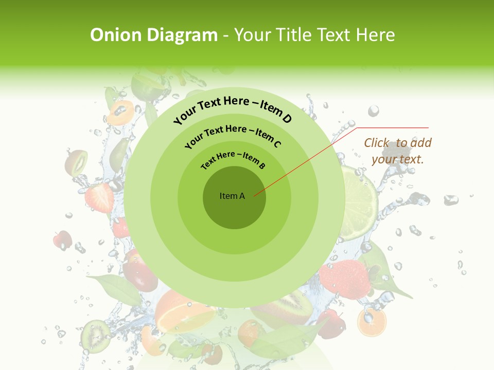 Blackberry Abstract Segment PowerPoint Template