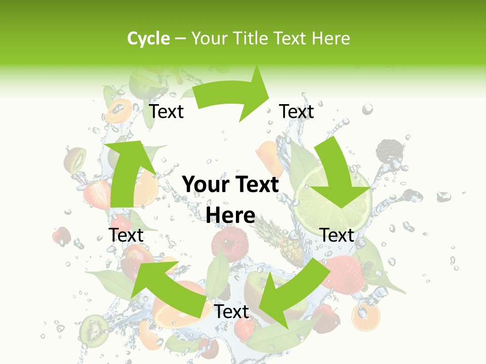 Blackberry Abstract Segment PowerPoint Template