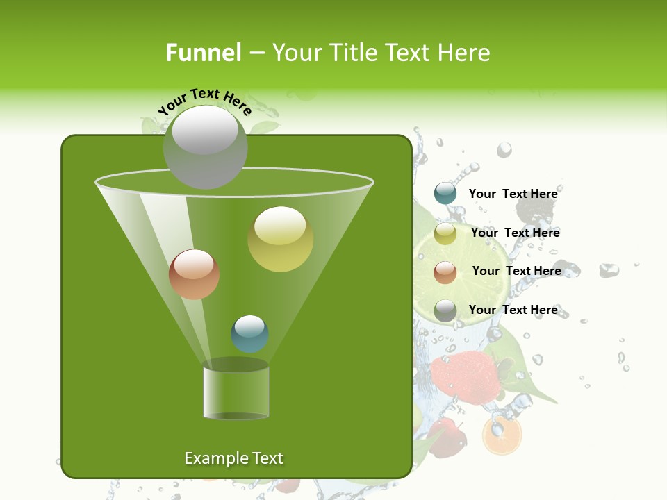 Blackberry Abstract Segment PowerPoint Template