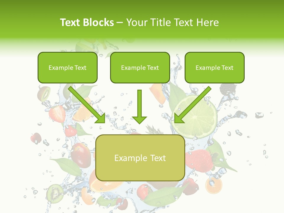 Blackberry Abstract Segment PowerPoint Template