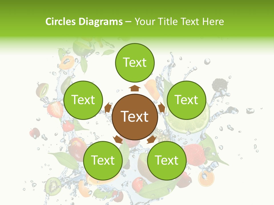 Blackberry Abstract Segment PowerPoint Template